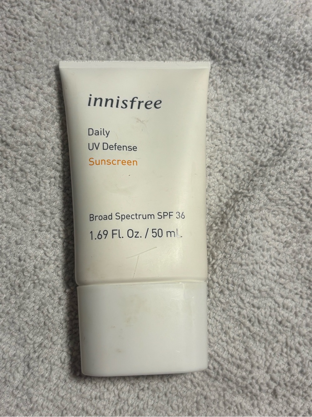 Innisfree Daily UV Defense Sunscreen SPF 36 — Cream/White